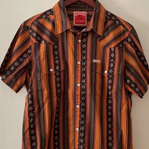 Sendero Men's Button Down Striped Shirt